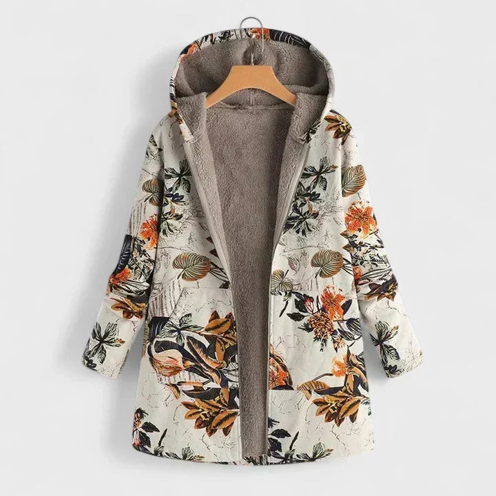 Claudia | Chaqueta Botánica con Capucha