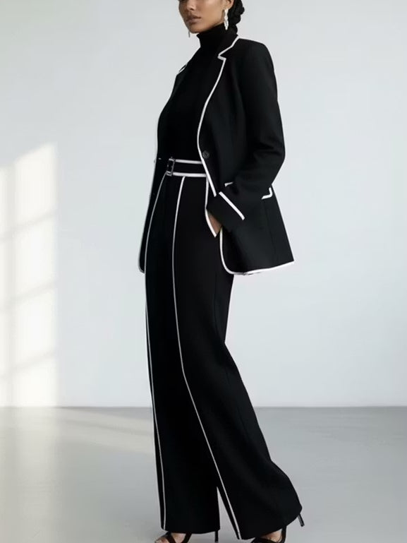 Claudia | Conjunto de Blazer y Pantalón Ancho