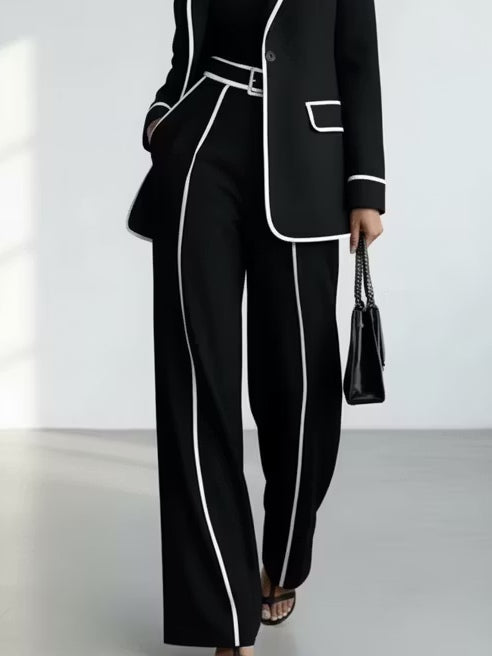 Claudia | Conjunto de Blazer y Pantalón Ancho