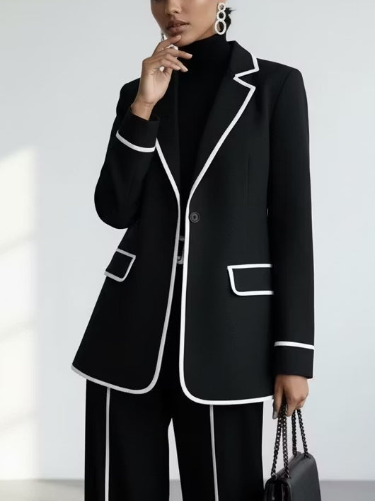 Claudia | Conjunto de Blazer y Pantalón Ancho