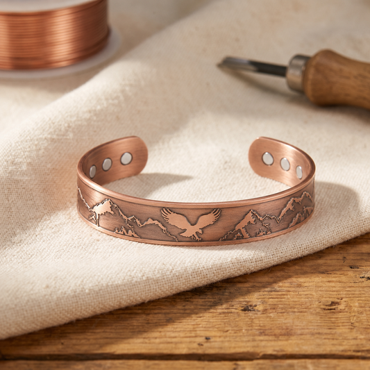 Pulsera de Cobre Águila Elevada