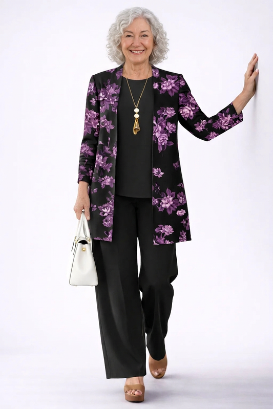 Helen | Conjunto de Tres Piezas: Elegancia Clásica