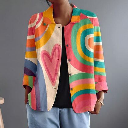 Greer | Chaqueta con Diseño Artístico
