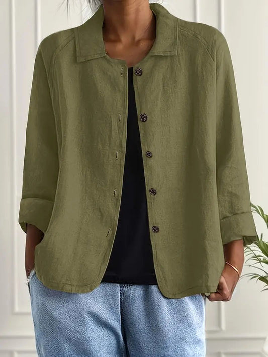 Coralie | Camisa Overshirt Casual con Botones