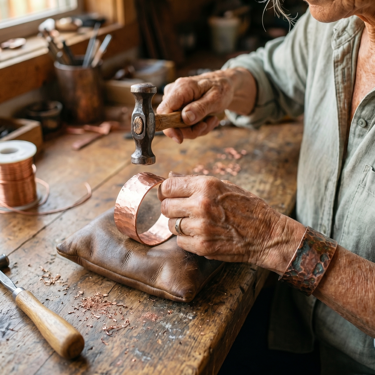 Pulsera de Cobre Anvil
