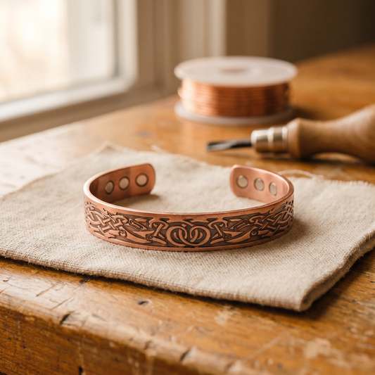 Pulsera de Cobre con Aroma a Arena