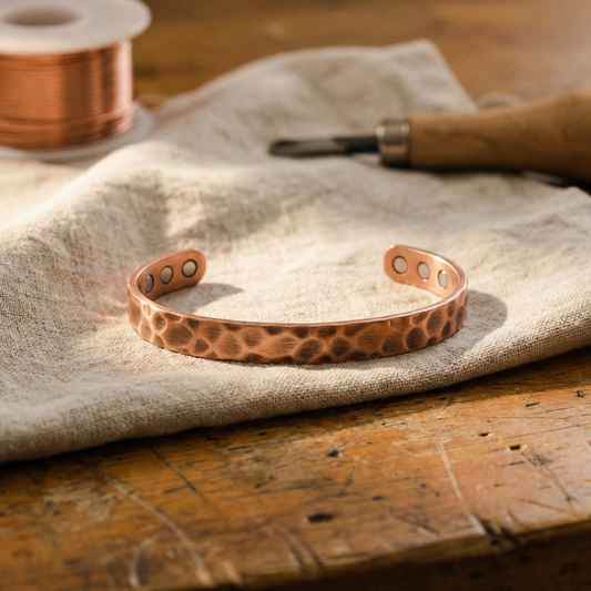 Pulsera de Cobre Surcada