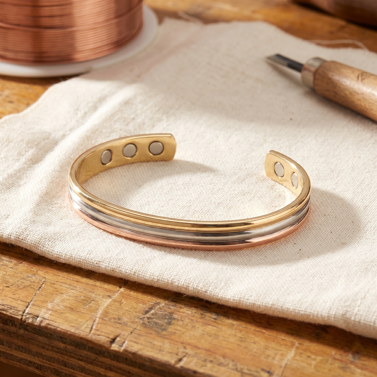 Pulsera de Cobre de Haya