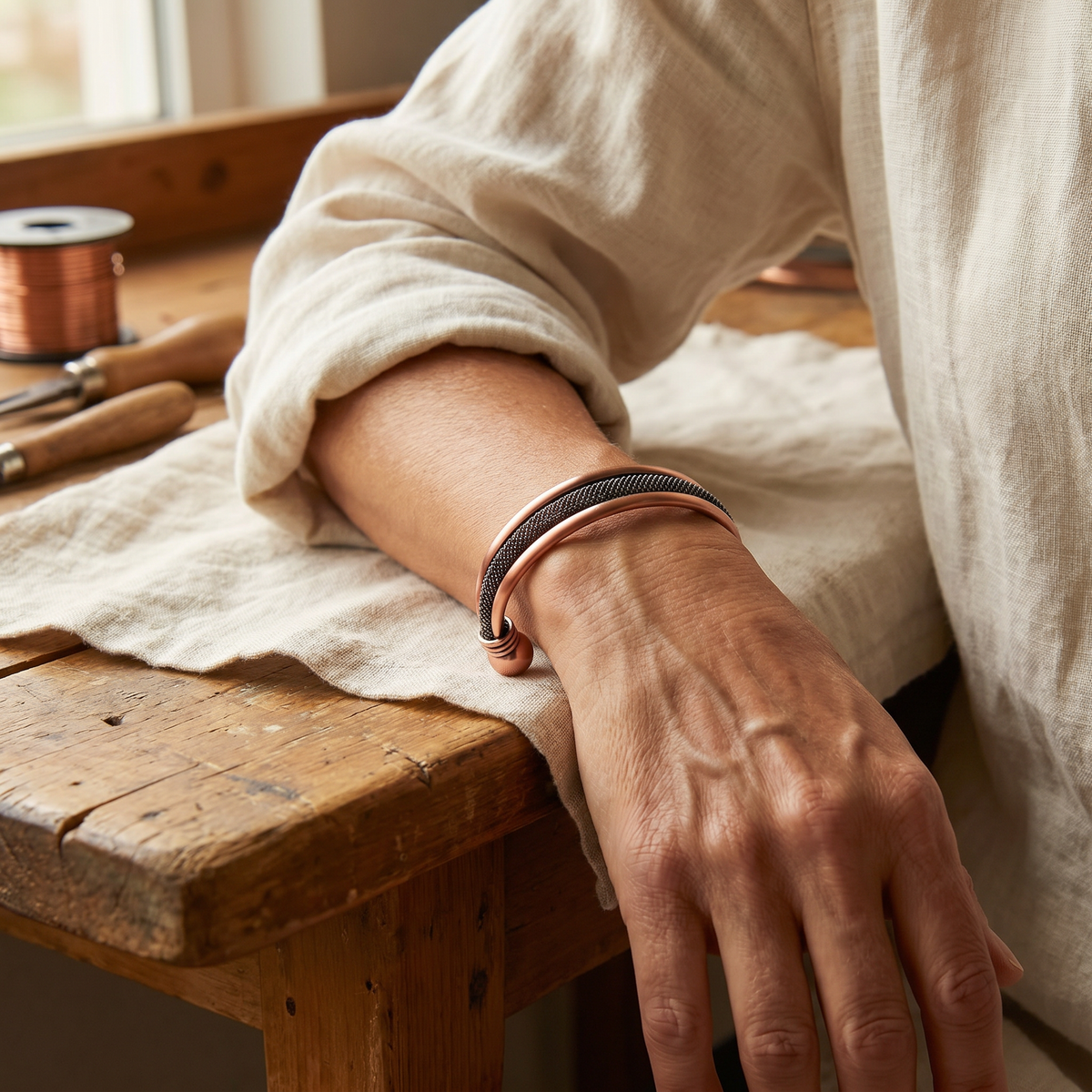 Pulsera de Cobre Bark