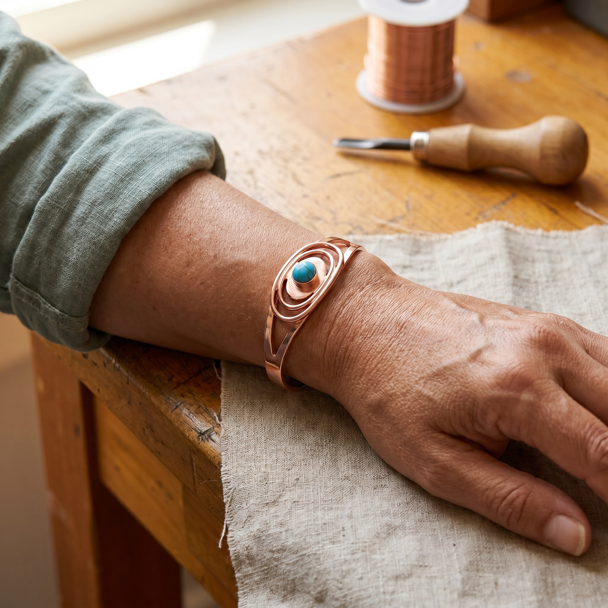 Pulsera de Cobre Sedge