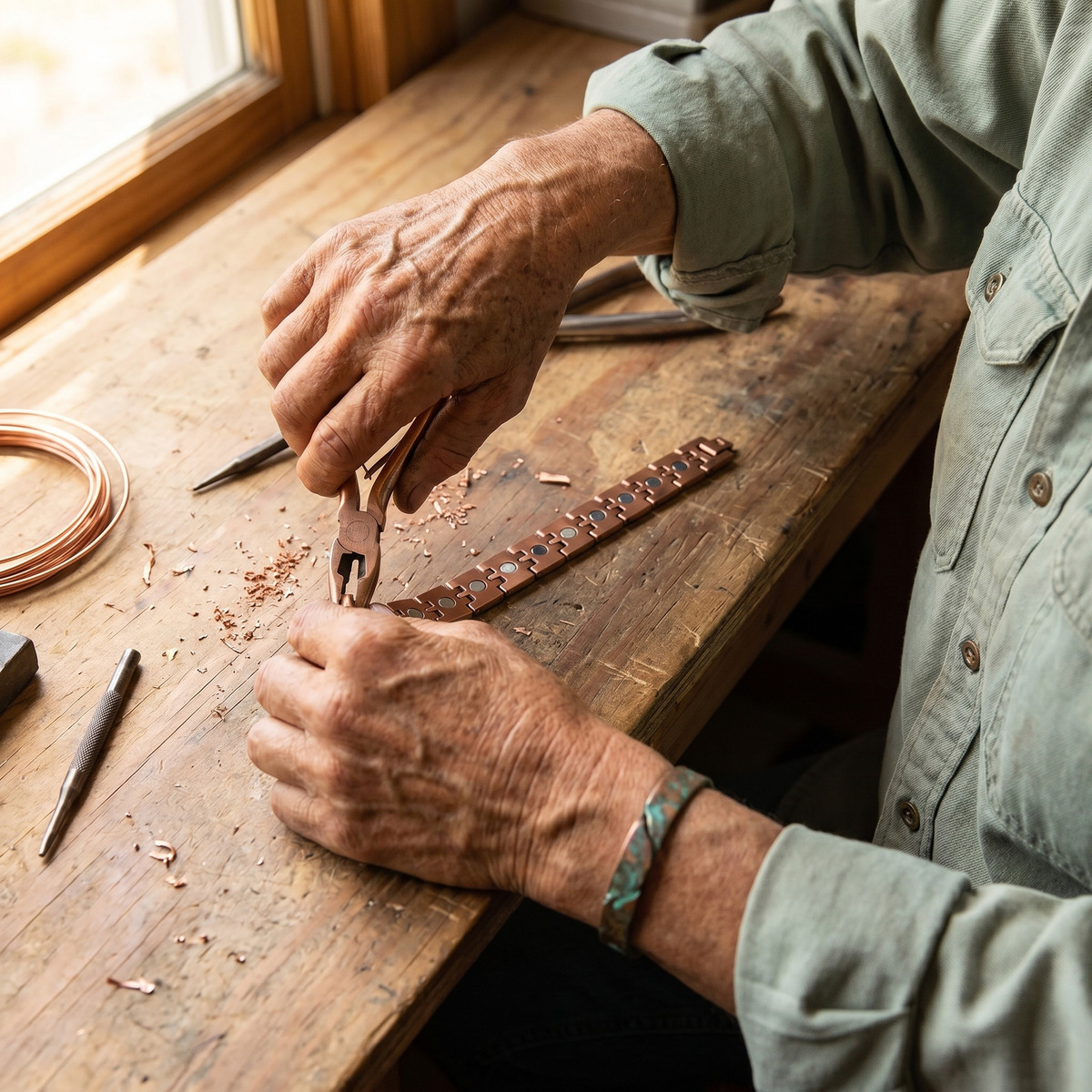Pulsera de Cobre para Hombre Pike
