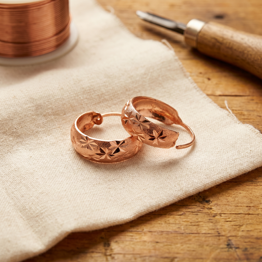 Pendientes de Cobre Dew
