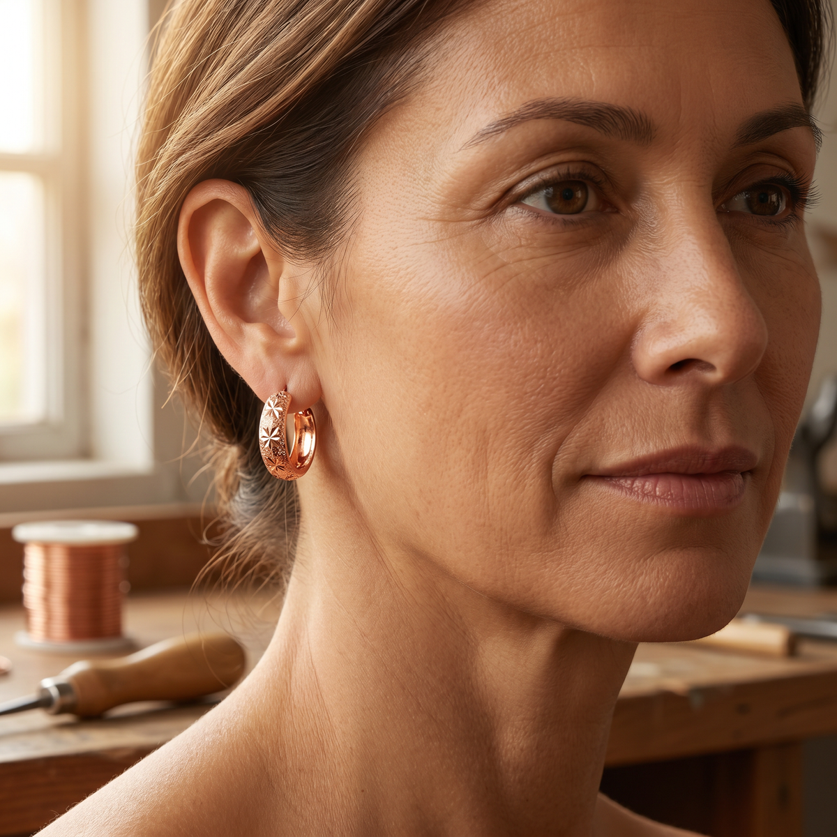 Pendientes de Cobre Dew