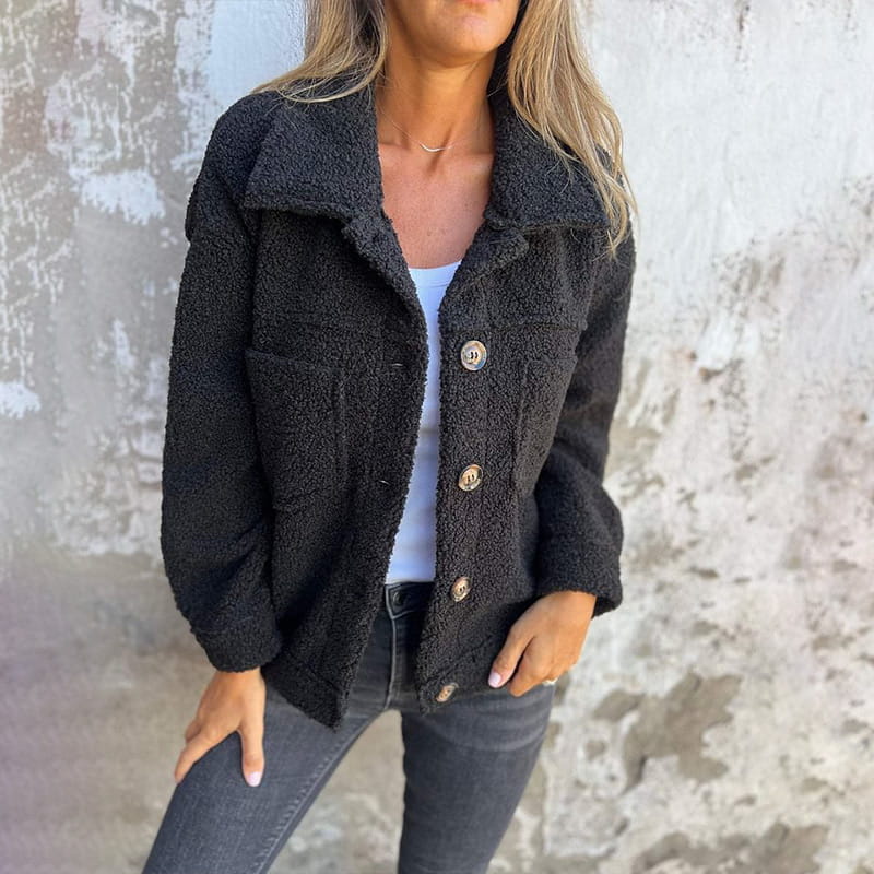Ariane | Chaqueta suave con botones