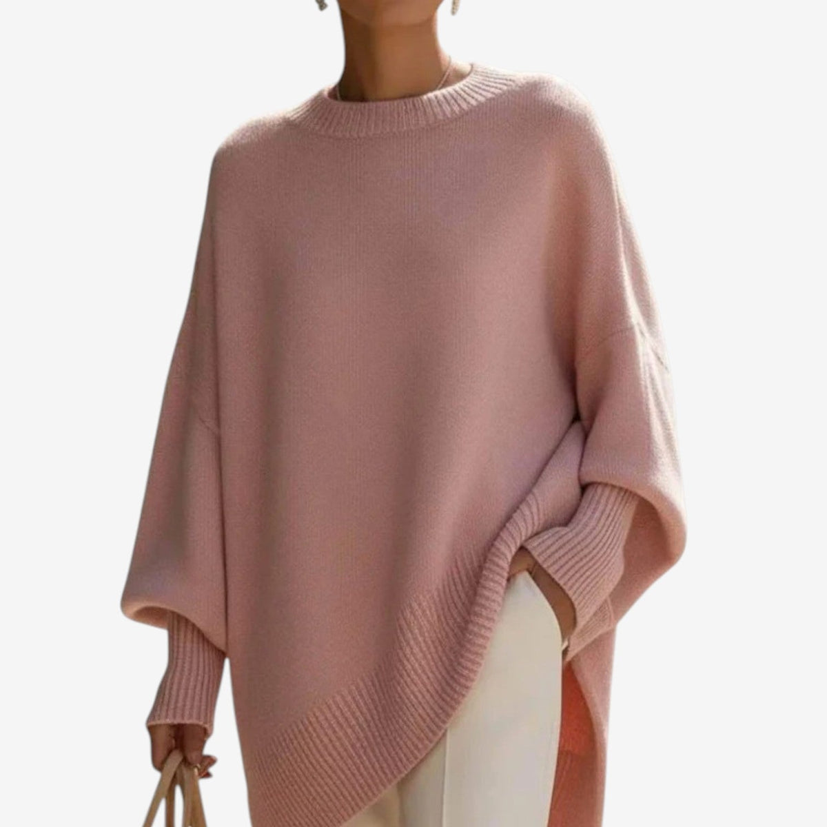 Helene | Draped Asymmetrical Poncho