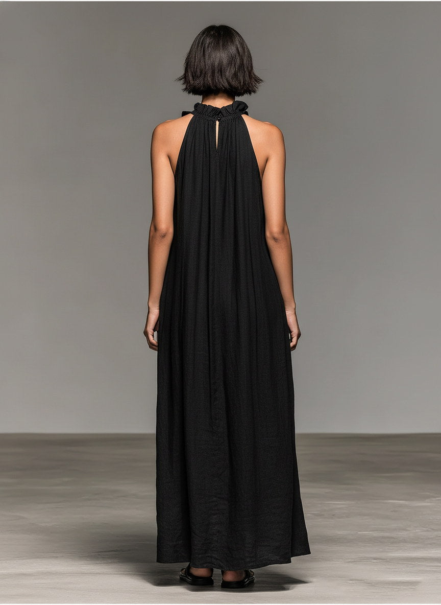 Hedwige | Vestido Largo con Bolsillos Elegantes