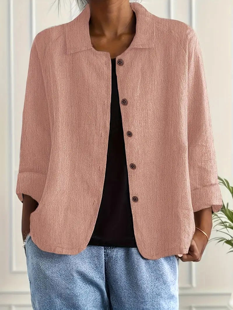 Cordelia | Camisa Chaqueta Casual con Botones
