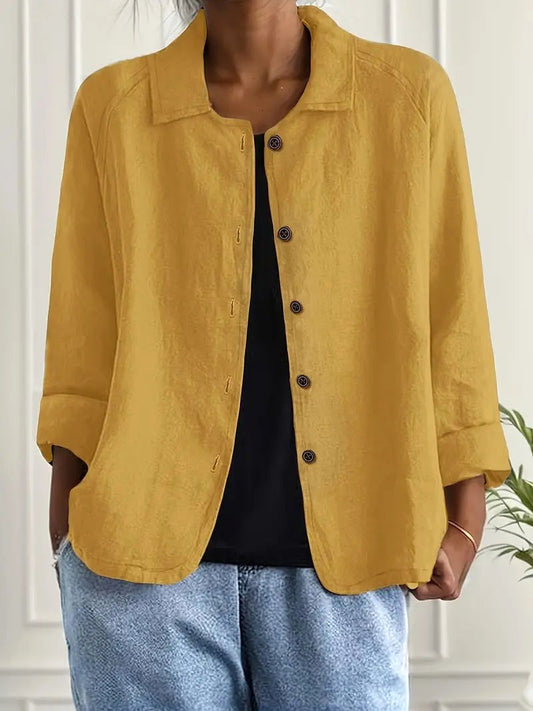 Harlow | Camisa Chaqueta Casual con Botones