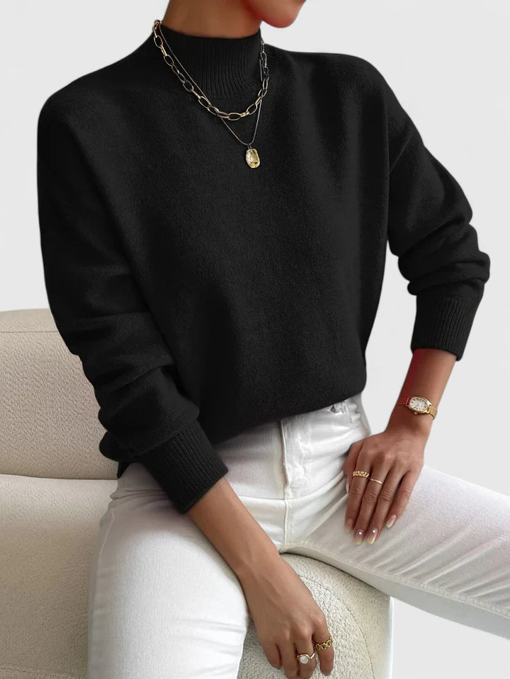 Camilla | Elegante Suéter de Cuello Alto