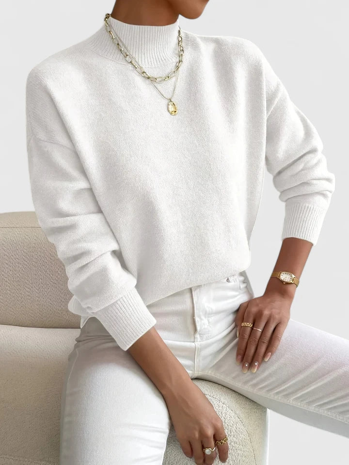 Camilla | Elegante Suéter de Cuello Alto