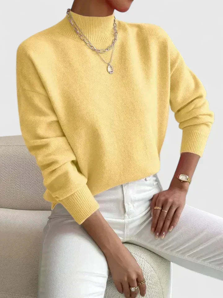 Camilla | Elegante Suéter de Cuello Alto
