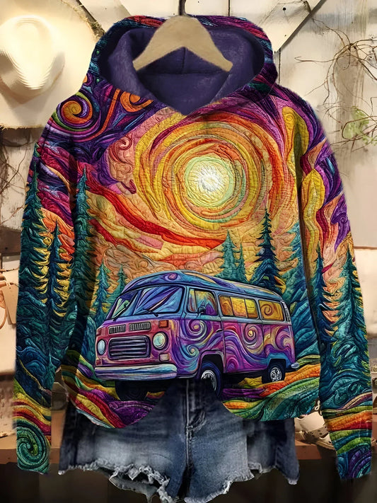 Oriana | Sudadera Artística con Capucha