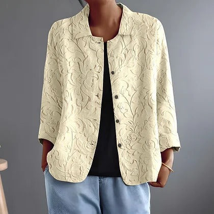 Eileen | Chaqueta Texturizada con Botones Frontal