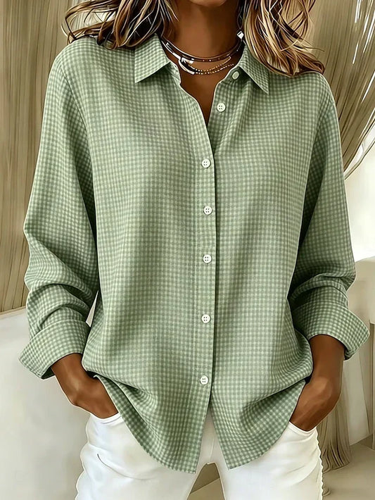 Fernanda | Blusa Casual de Cuadros