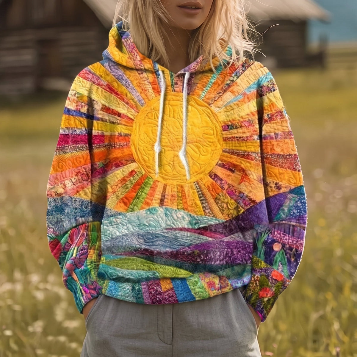 Mira | Sudadera con diseño de sol