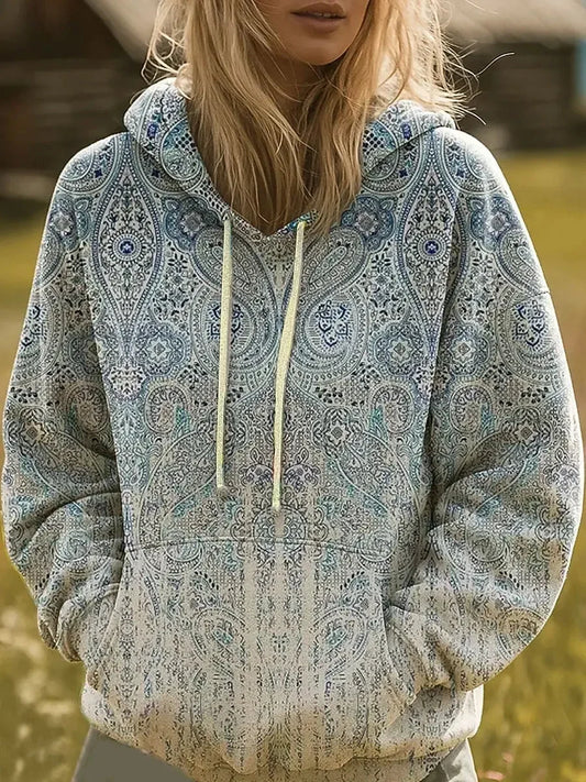 Sonia | Sudadera Bohemia con Diseño Paisley